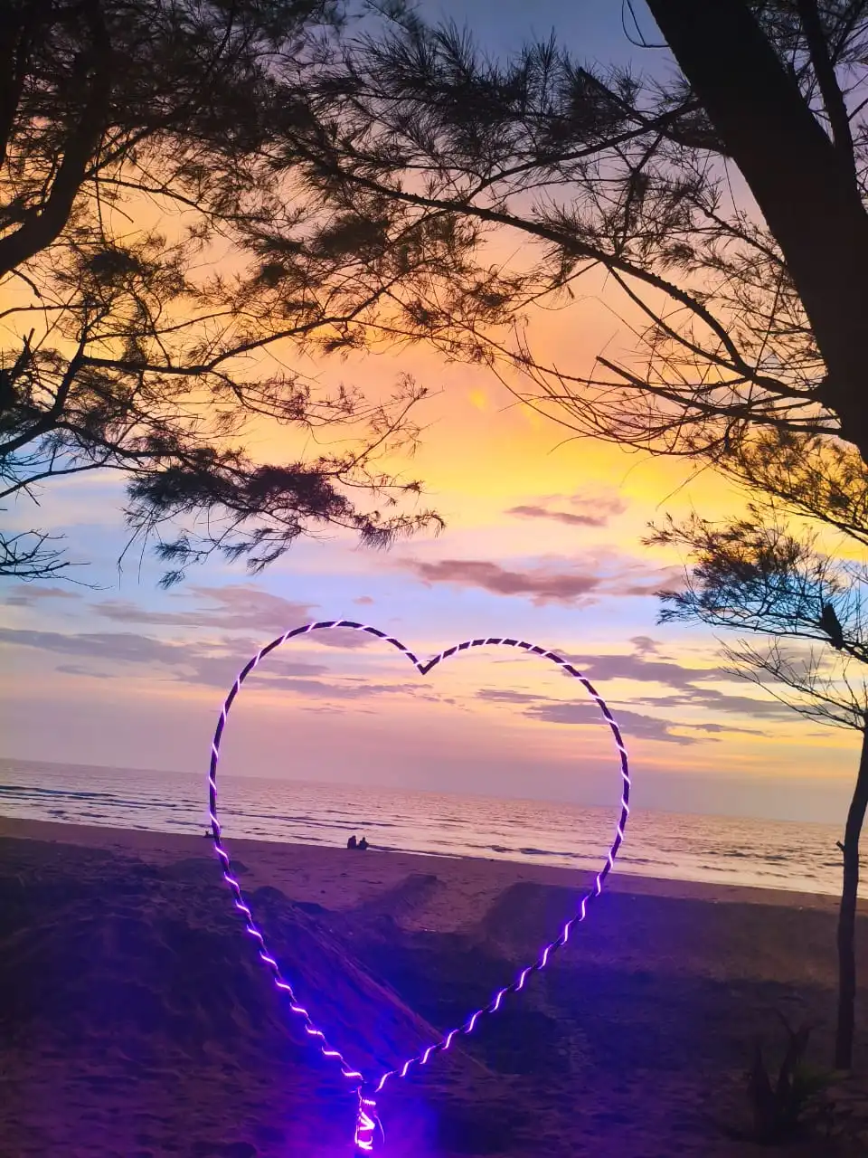 Resort evening lights